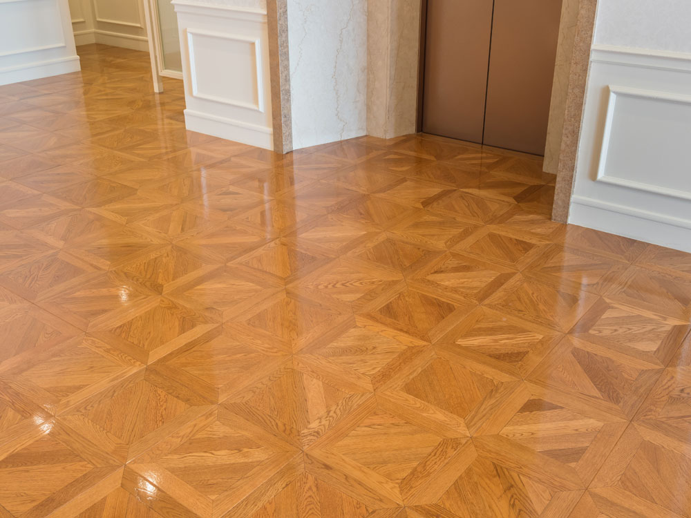 プレミアムデザインパーケット（オーク特注サイズ） 施工例 4