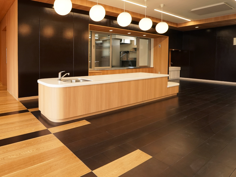 ブラック/黒系フローリング 施工写真