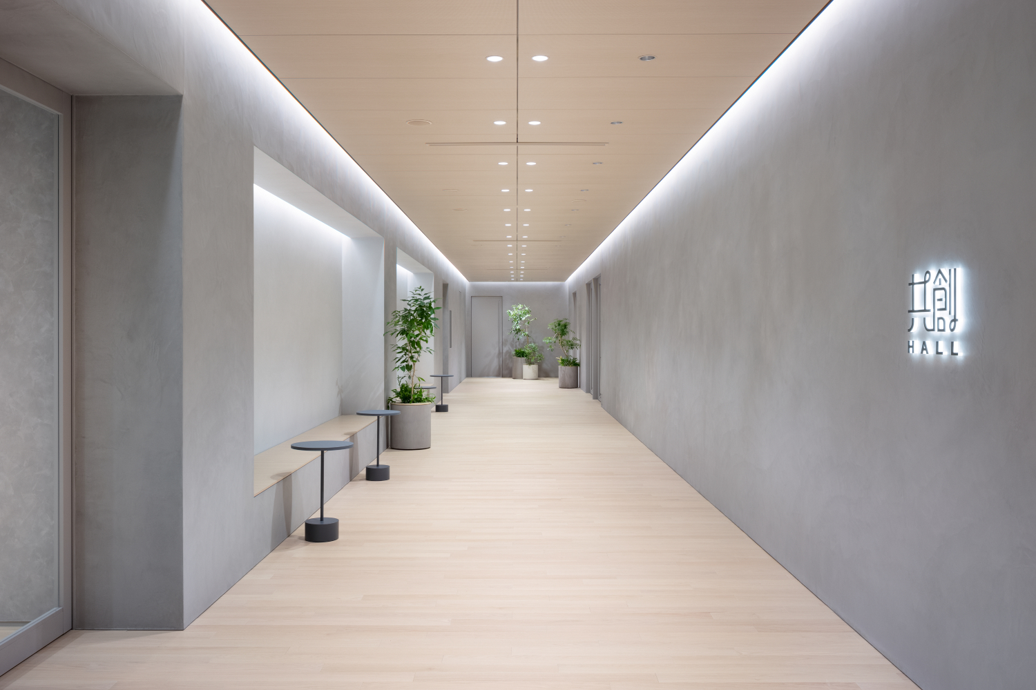 丸井本社 様 共創ホール 共創ラウンジ　施工事例2