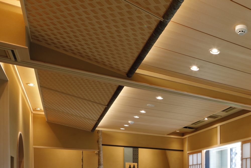 伝統的な網代(あじろ)の美しさ