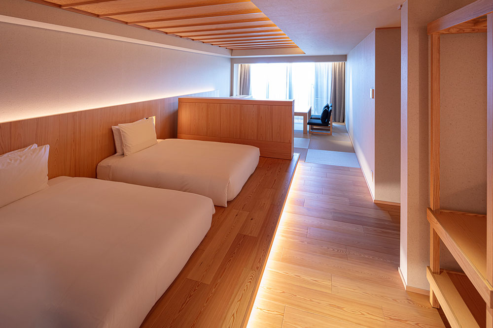 カントリーフロアー 唐松 特注 施工例 2